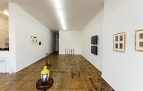 A photo of the interior of the art gallery.