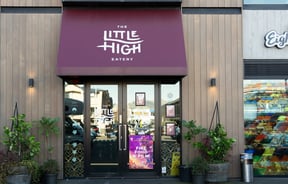 The entrance to Little High Eatery.