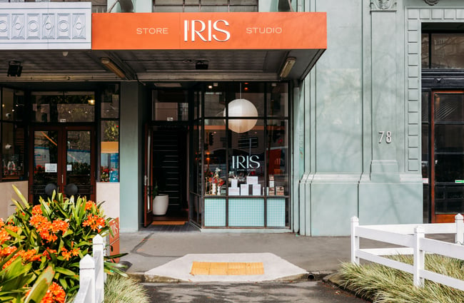 The exterior of Iris Store + Studio in Wellington.