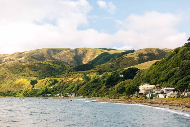 A view of Pukerua Bay.