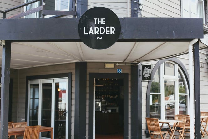 The entrance to The Larder.