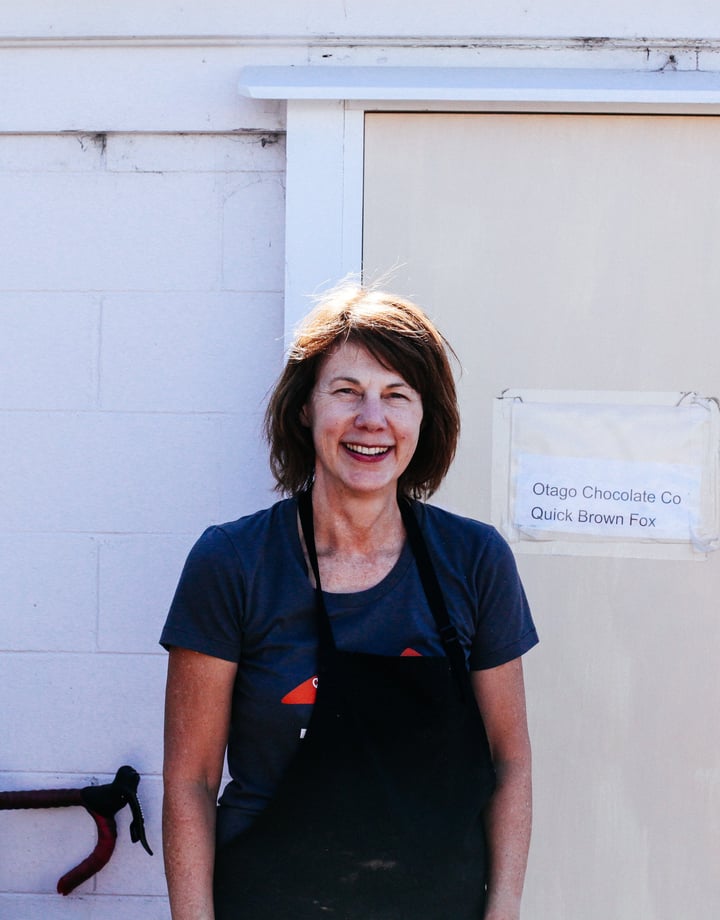 Liz Rowe of Otago Chocolate Company.