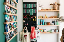 Brochures and beautiful goods available on sale at the Hastings isite.