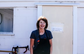 Liz Rowe of Otago Chocolate Company.