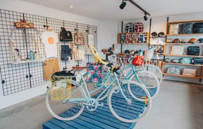 Bikes and accessories available for purchase at Action Bicycle Club in Christchurch.