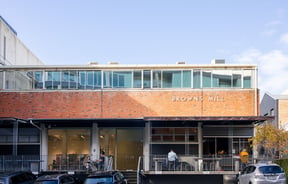 Exterior of Allpress Auckland Roastery in Freemans Bay