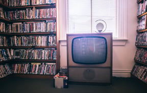 A television.