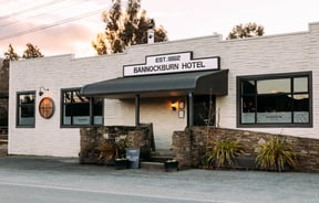 The exterior of Bannockburn Hotel in Central Otago