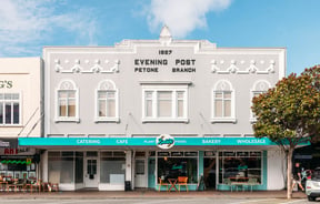 Character Building Exterior of Belen Bakery in Petone