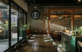 The pretty interior of Brewda Christchurch.