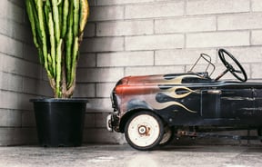 Flame car.