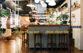 Front entrance to Chim Choo Ree, Hamilton.