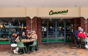 Outside view of Commons Eatery.