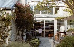 Garden entranceway to Dishery in Arrowtown Queenstown