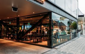 Exterior of Ebb-Kitchen.