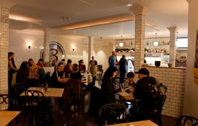 Interior of the Empire Eatery.