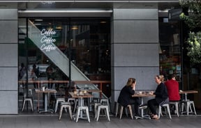 View of Espresso Workshop from Britomart Place.