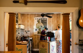 Coffees being made at FEOH Espresso and Roastery.