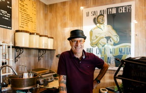 Barista at FEOH Espresso and Roastery.