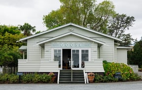 Exterior of Goose Bakery.