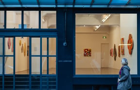 Entrance to the gallery.