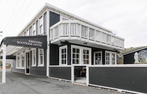 Exterior view of Kaikōura Boutique Hotel.