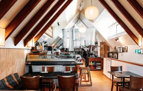 The inside of Kappa restaurant in Queenstown.
