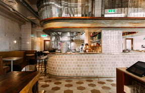 Inside Kisa Restaurant Wellington.