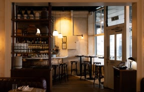 The inside of Lilian Restaurant Auckland.