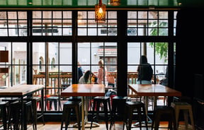 Seats in the bar.