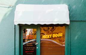 Exterior of Next Door, Wellington.
