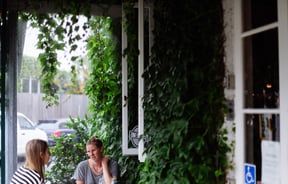 The outdoor area.