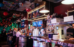 The bar.