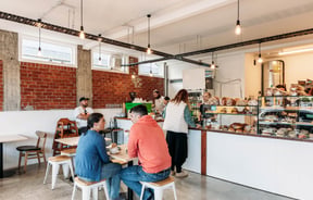 Interior of Shelly Bay Baker on Karori Road.