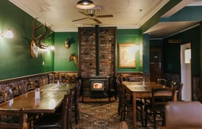Dining area at Silverstream Hotel, Kimbell.