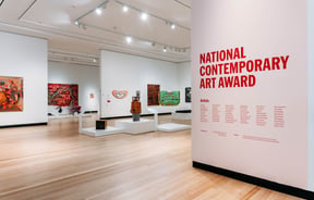 Exhibition space at Waikato Museum, Hamilton.