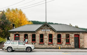 The exterior of The Post Office Cafe and Bar.