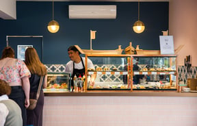 Customers being served at The Rabbit.