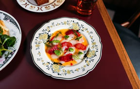A dish on the table at The Ram.