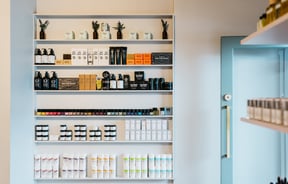 The entrance of the shop.