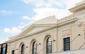 Facade of Waikato Regional Theatre.