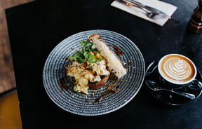 Brunch served in a Christchurch cafe offering the best brunch in the city.