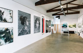 Inside Soul Gallery in Hamilton.