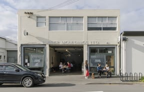 Exterior of Ozone Coffee on Walker Street in Christchurch