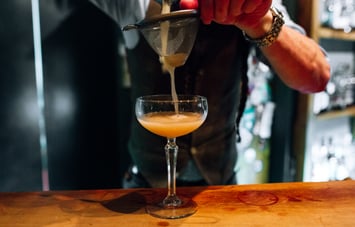 Cocktail in the making at Wonder Horse, Hamilton.