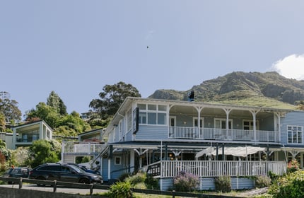 Ōtoromiro Hotel exterior in Govenor's Bay.