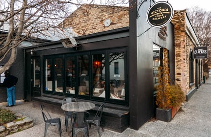 The outside of Olivers in Clyde.