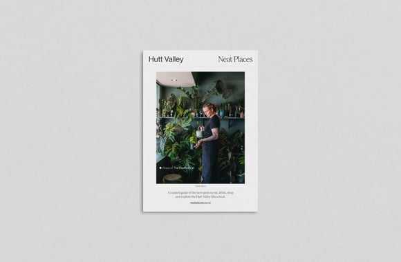The front cover of the Hutt Valley pocket guide.