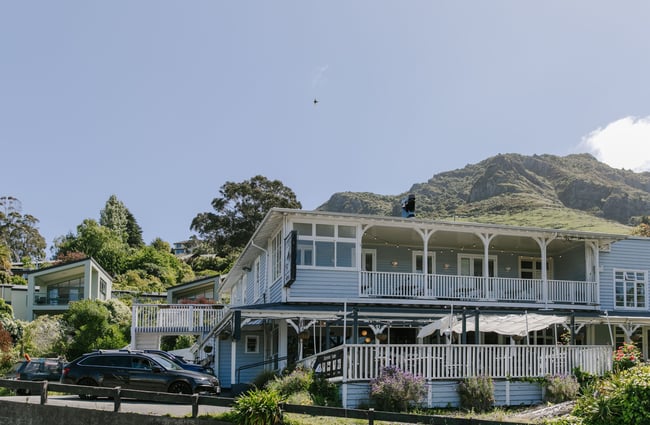 Ōtoromiro Hotel exterior in Govenor's Bay.