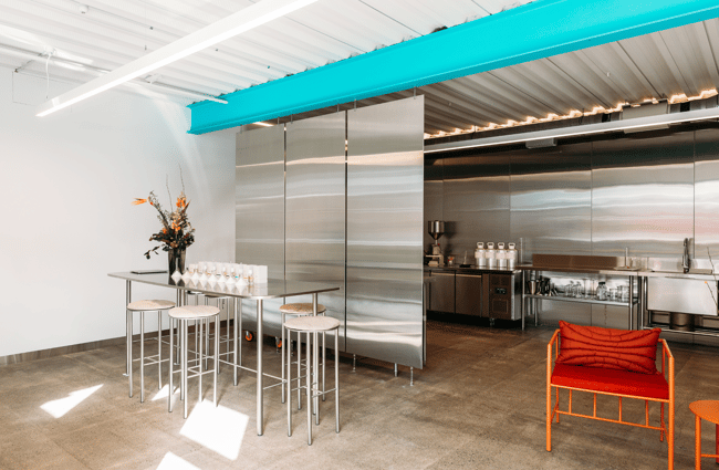 The interior on the Abel perfume lounge in Wellington.